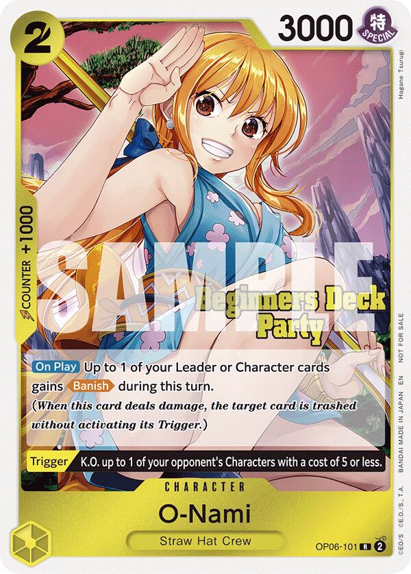 O-Nami (OP06-101) (ST-23-ST-28 Beginners Deck Party) [Participation] [One Piece Promotion Cards]