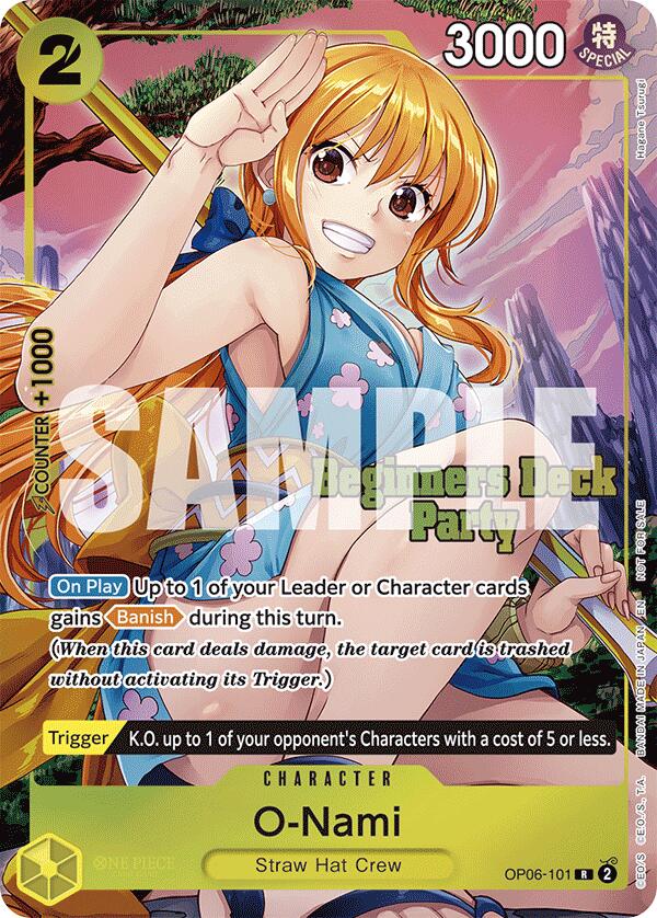 O-Nami (OP06-101) (ST-23 - ST-28 Beginners Deck Party) [Winner] [One Piece Promotion Cards]