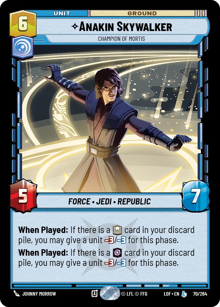 Anakin Skywalker - Champion of Mortis (70/264) (70/264) [Legends of the Force]