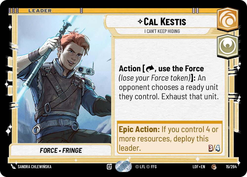 Cal Kestis - I Can't Keep Hiding (015/264) (015/264) [Legends of the Force]