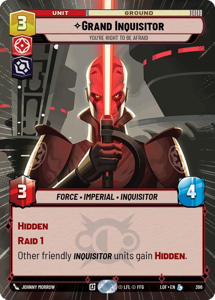 Grand Inquisitor - You're Right to Be Afraid (396) (Hyperspace) (396) [Legends of the Force]