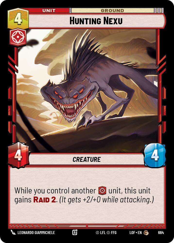 Hunting Nexu (664) (Foil) (664) [Legends of the Force]