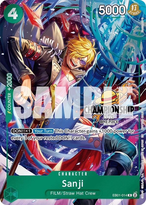 Sanji (EB01-014) (CS 25-26 Celebration Pack) [One Piece Promotion Cards]