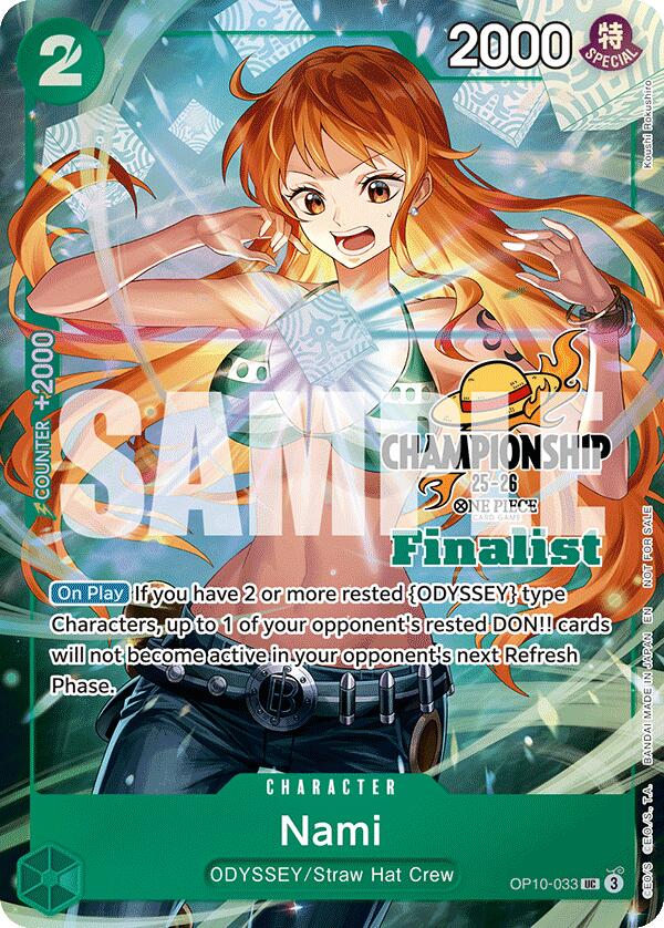 Nami (OP10-033) (CS 25-26 Finalist Card Set 1) [One Piece Promotion Cards]