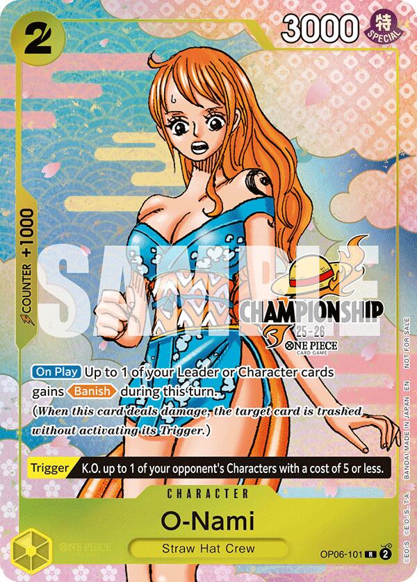 O-Nami (OP06-101) (CS 25-26 Event Pack Finalist Ver.) [One Piece Promotion Cards]