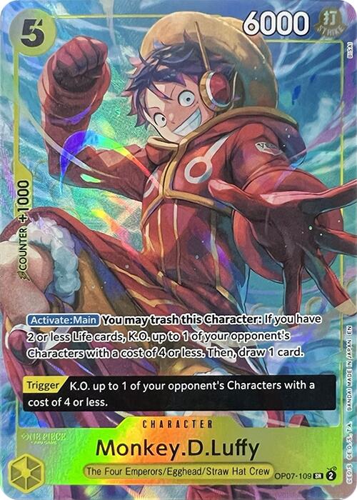 Monkey.D.Luffy (OP07-109) (Illustration Box Vol.3) [One Piece Promotion Cards]
