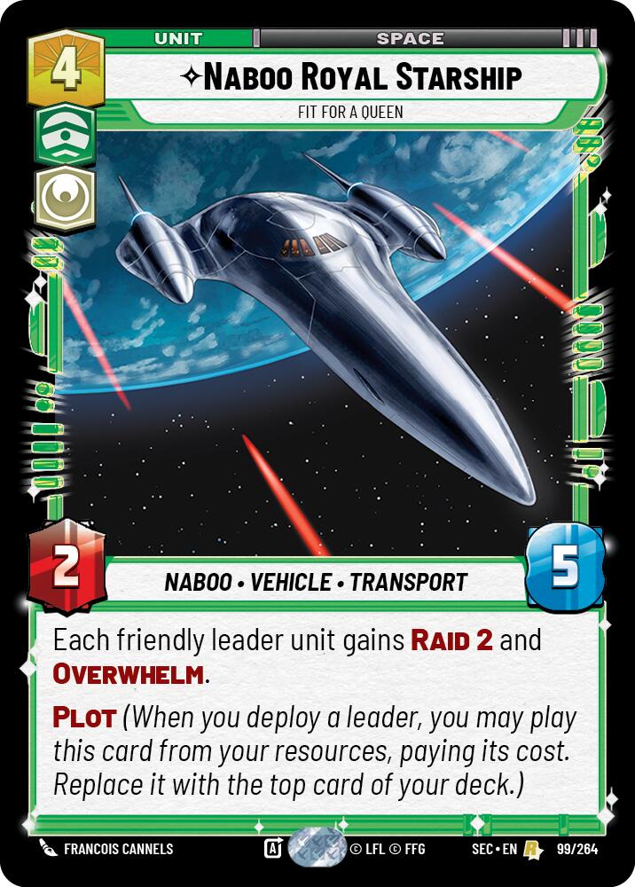 Naboo Royal Starship - Fit For A Queen (99/264) (99/264) [Secrets of Power]