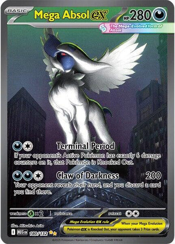 Mega Absol ex (180/132) [Mega Evolutions: Base Set]