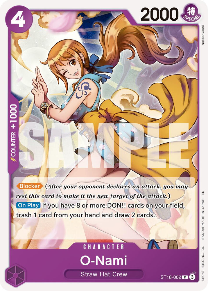 O-Nami (ST18-002) (Reprint) [Premium Booster -The Best- Vol. 2]