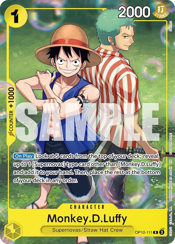 Monkey.D.Luffy (OP10-111) (Learn Together Deck Set - Set Sail Event) [One Piece Promotion Cards]