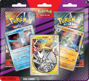 2-Pack Blister Pack (Team Rocket's Articuno, Zapdos & Tyranitar)