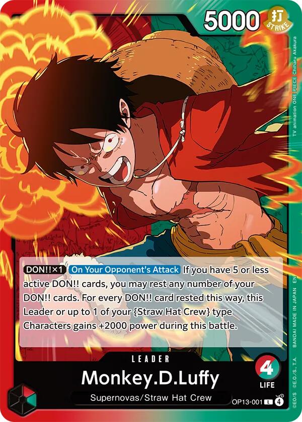 Monkey.D.Luffy (OP13-001) [Carrying On His Will]