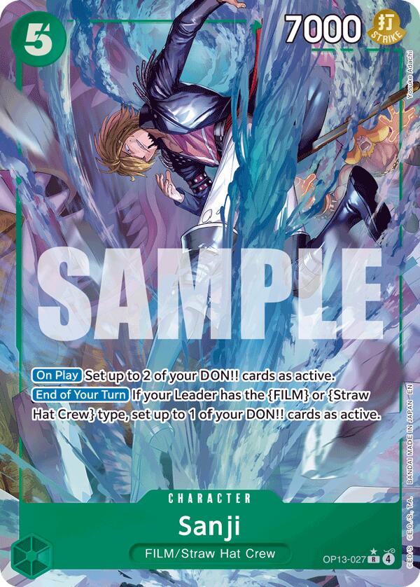 Sanji (OP13-027) (Alternate Art) [Carrying On His Will]
