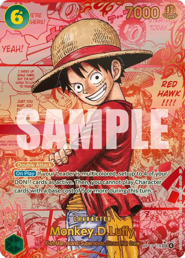 Monkey.D.Luffy (OP13-118) (3rd Anniversary) [Carrying On His Will]