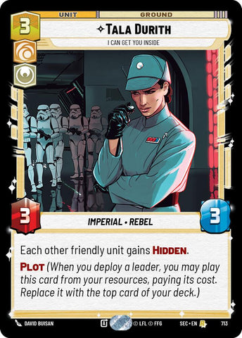 Tala Durith - I Can Get You Inside (Foil) (713) (713) [Secrets of Power]