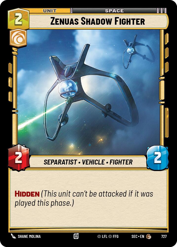 Zenuas Shadow Fighter (727) (Foil) (727) [Secrets of Power]