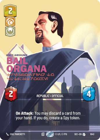 Bail Organa - Responding to Catastrophe (Prestige) (1043) (1043) [Secrets of Power]