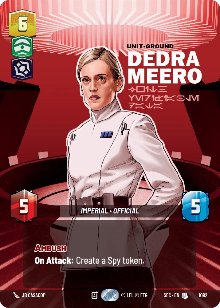 Dedra Meero - With Verifiable Data (Prestige Foil) (1092) (1092) [Secrets of Power]