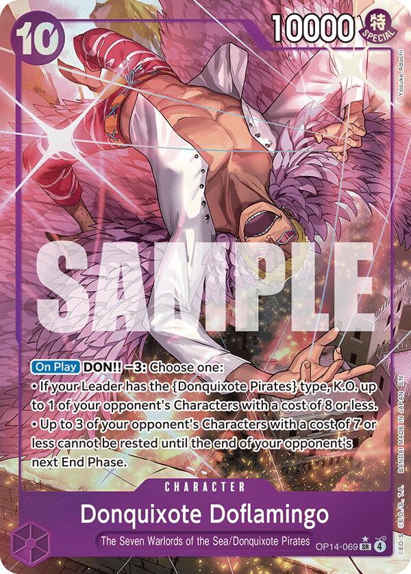 Donquixote Doflamingo (OP14-069) (Alternate Art) [The Azure Sea's Seven]