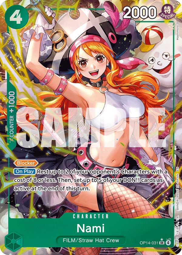 Nami (OP14-031) (Alternate Art) [The Azure Sea's Seven]