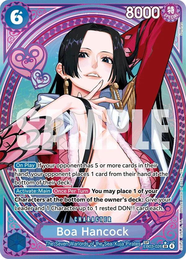 ボア・ハンコック SP Heroine’s Edition Boa Hancock (SP) [Extra Booster: One Piece Heroines Edition]
