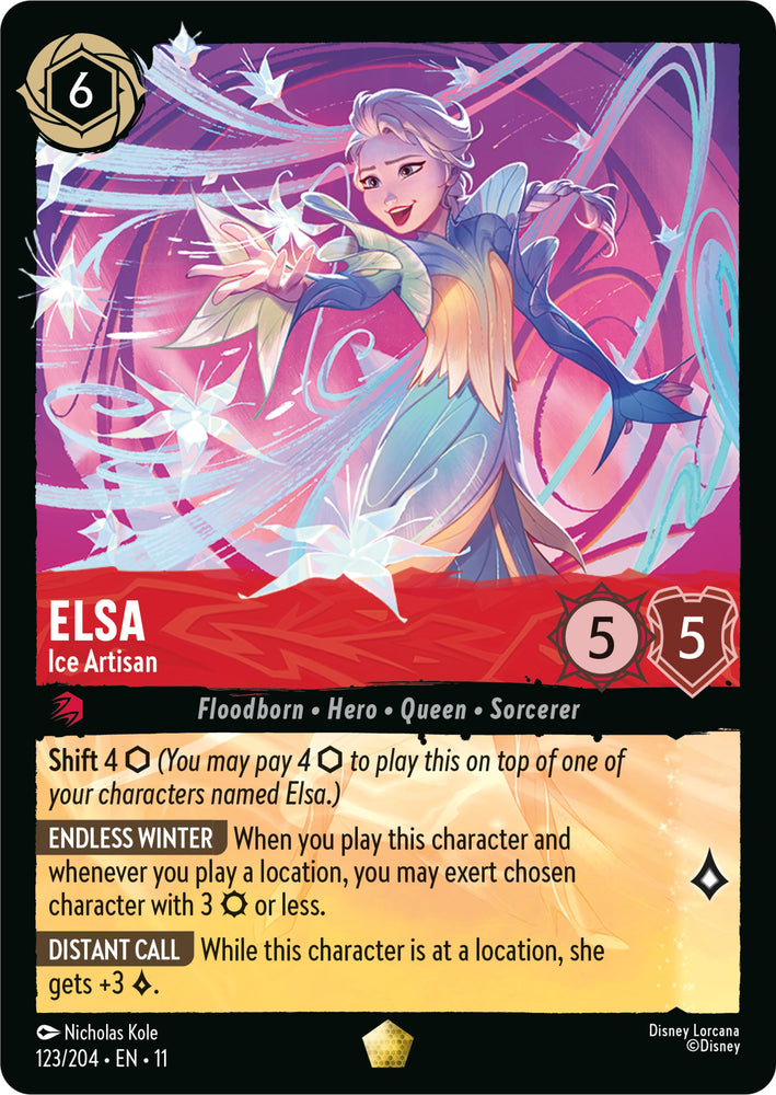Elsa - Ice Artisan (123/204) [Winterspell]