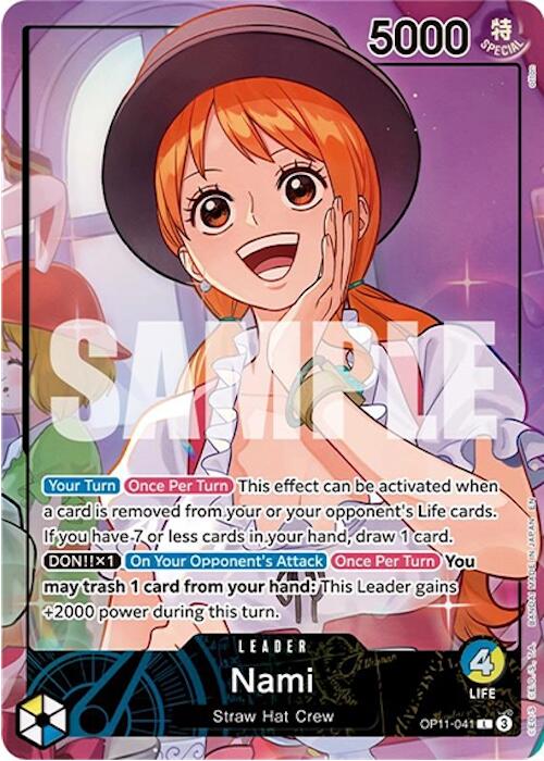 Nami (OP11-041) (Whole Cake Island Arc) [One Piece Promotion Cards]
