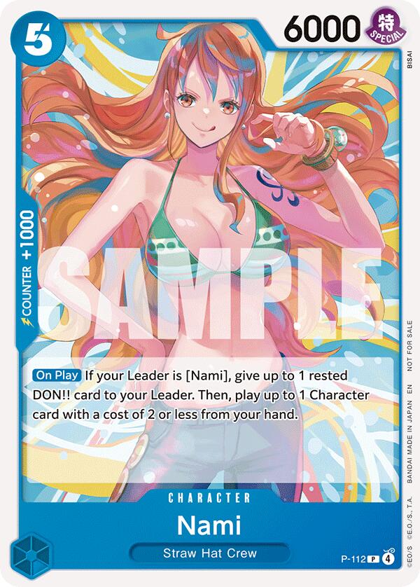 Nami (P-112) (Heroines Battle Pack) [One Piece Promotion Cards]