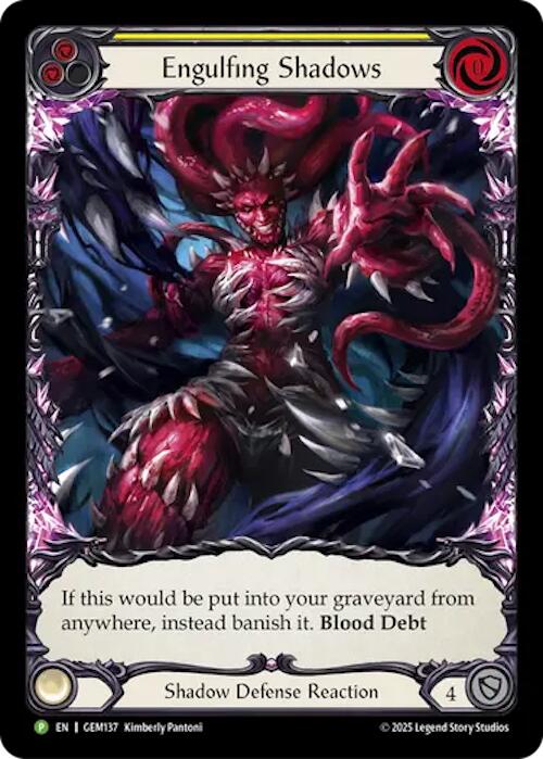 Engulfing Shadows [GEM137] (GEM Pack 4)  Rainbow Foil