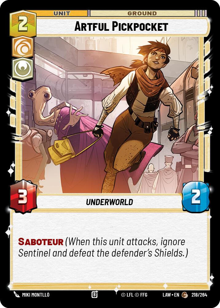 Artful Pickpocket (218/264) (218/264) [A Lawless Time]