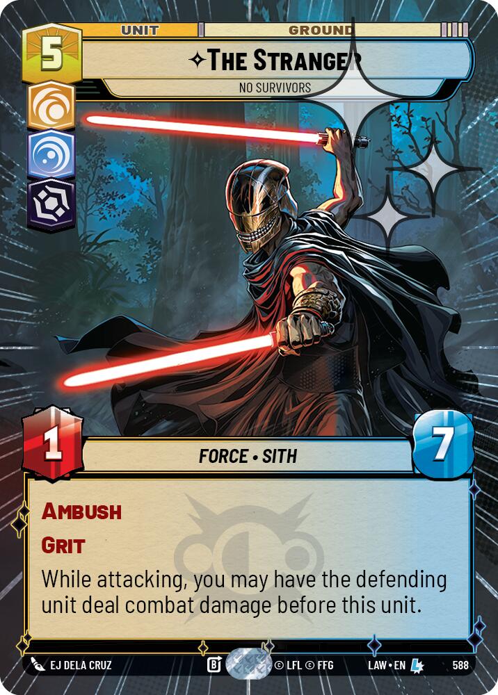 The Stranger - No Survivors (588) (Hyperspace Foil) (588) [A Lawless Time]