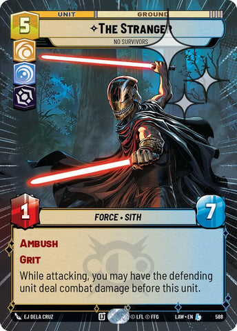 The Stranger - No Survivors (588) (Hyperspace Foil) (588) [A Lawless Time]