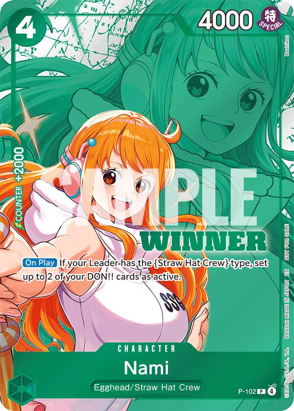 Nami (P-102) (Winner Pack 2026 Vol. 2) [One Piece Promotion Cards]