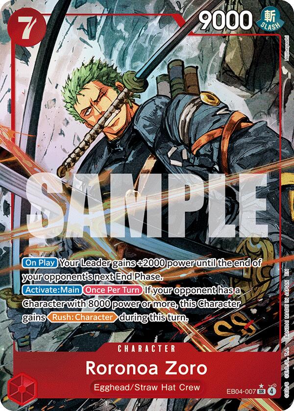Roronoa Zoro (EB04-007) (Alternate Art) [Adventure on Kami's Island]