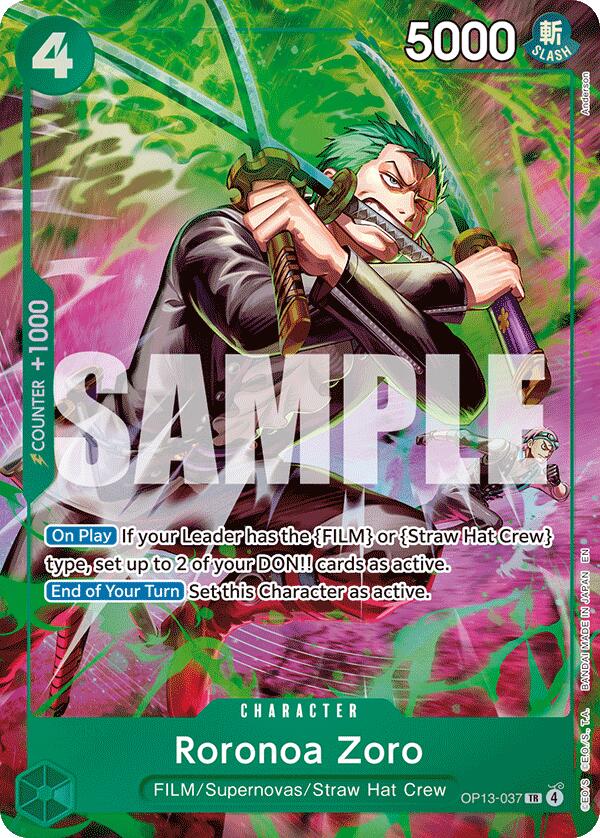 Roronoa Zoro (OP13-037) [Adventure on Kami's Island]
