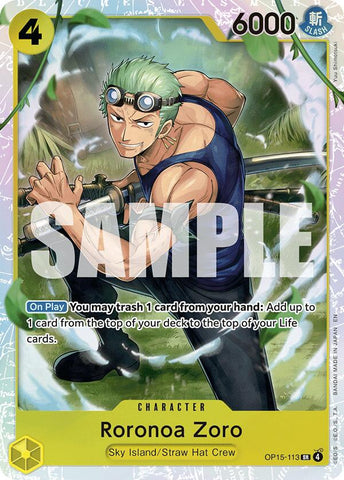 Roronoa Zoro (OP15-113) [Adventure on Kami's Island]