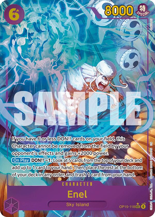 Enel (OP15-118) (Alternate Art) [Adventure on Kami's Island]