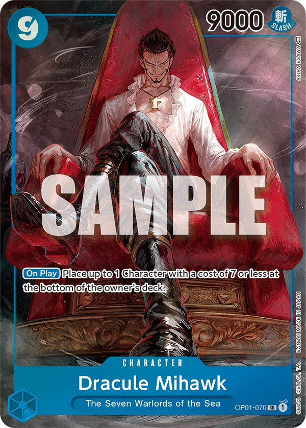 Dracule Mihawk (OP01-070) (Parallel) [Romance Dawn]