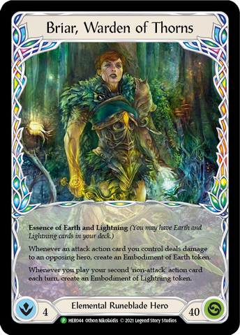 Briar, Warden of Thorns [HER044] (Promo)  Cold Foil