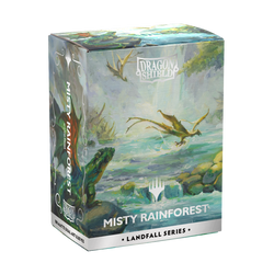 Dragon Shield: Standard 100ct Sleeves - Landfall Series - Misty Rainforest (Dual Matte)