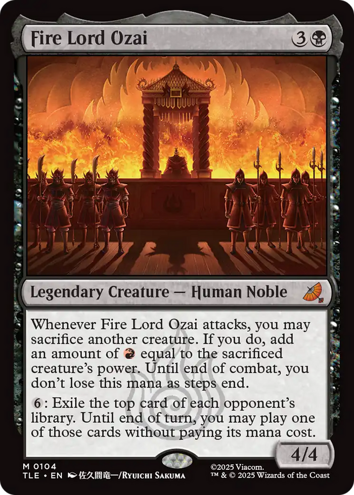Fire Lord Ozai [Avatar: The Last Airbender: Eternal-Legal]