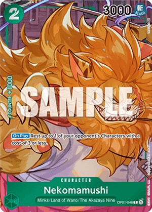 Nekomamushi (OP01-048) (Box Topper) [Romance Dawn]