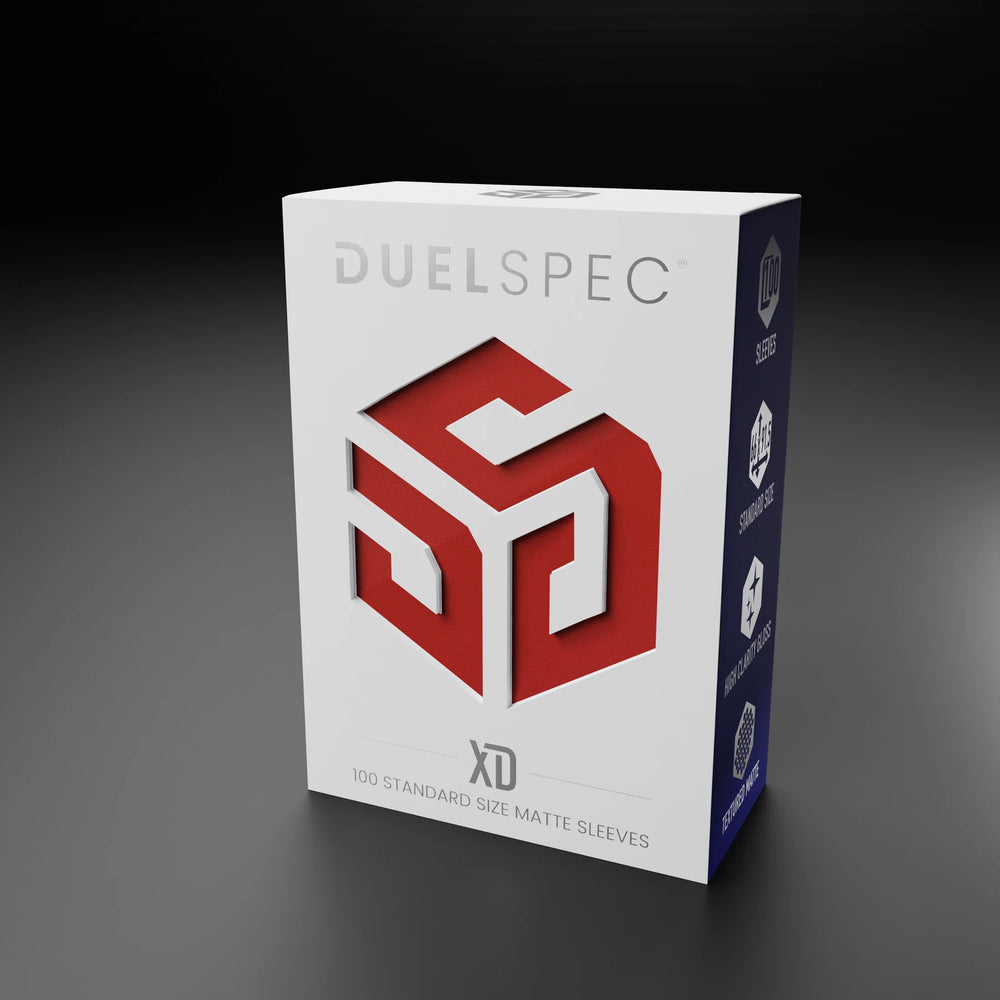 Duel Spec XD Standard Size Sleeves - Fury Red