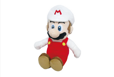 Fire Mario 10 Inch Plush
