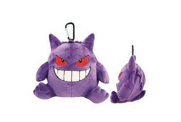 Pokemon Plush Toy Pouch with Carabiner - Gengar