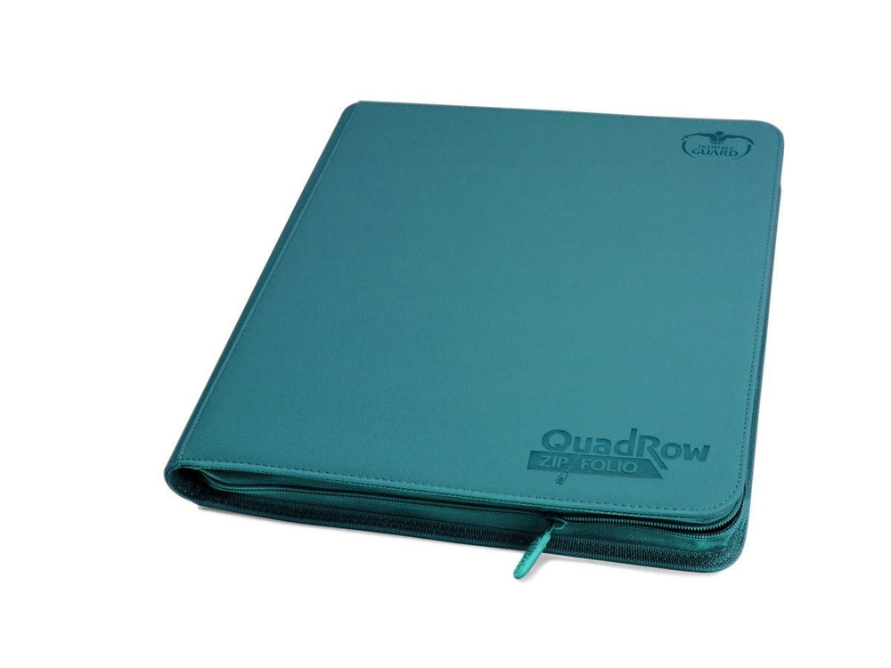 Ultimate Guard 12-Pocket Quadrow Zipfolio Xenoskin Petrol