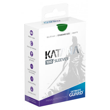 Ultimate Guard Sleeves Katana Green 100-Count