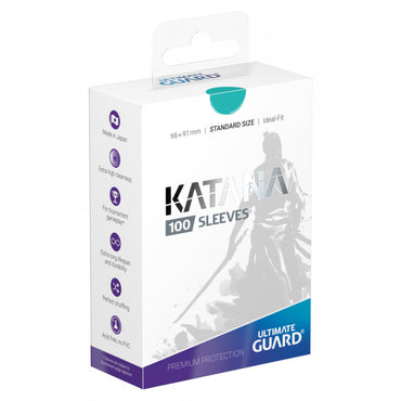 Ultimate Guard Sleeves Katana Turquoise 100-Count