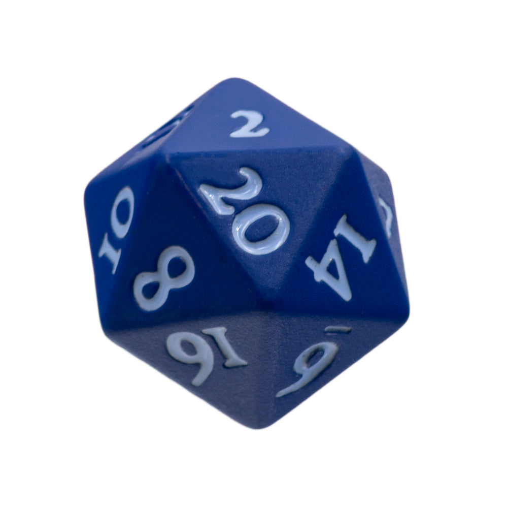 Ultra Pro D20 Heavy Metal Dice Vivid Blue (2 Count)