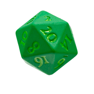 Ultra Pro D20 Heavy Metal Dice Vivid Green (2 Count)